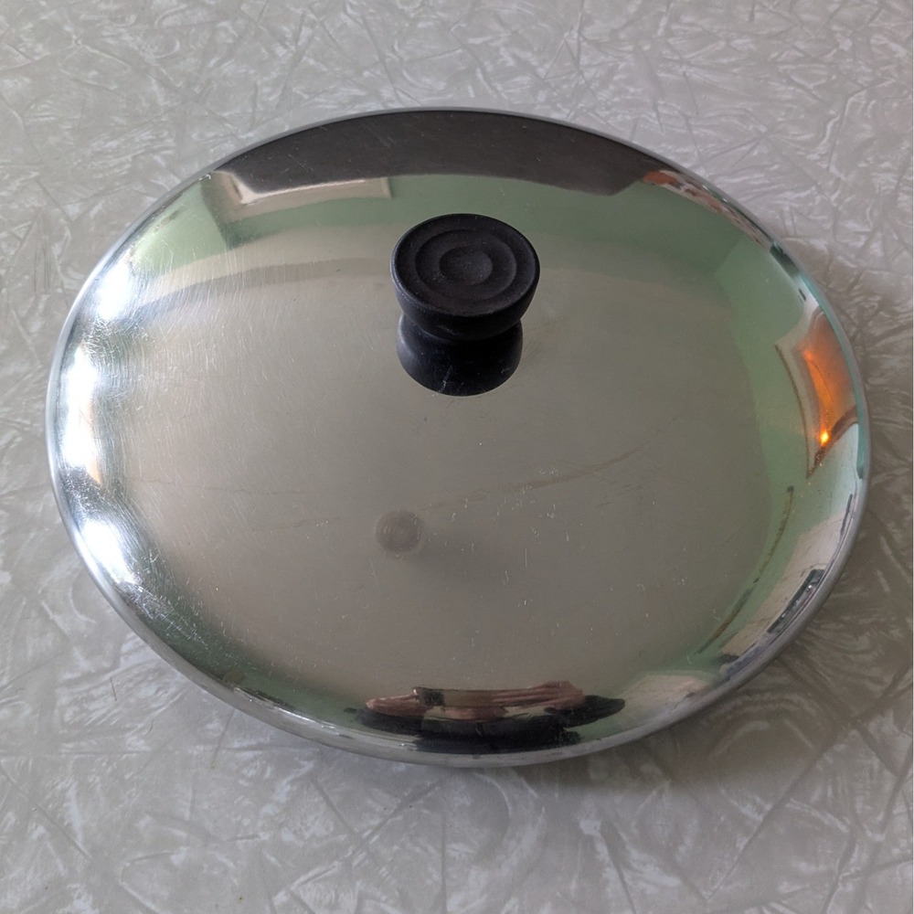 10" Revere Ware Pot Pan Lid Stainless Steel